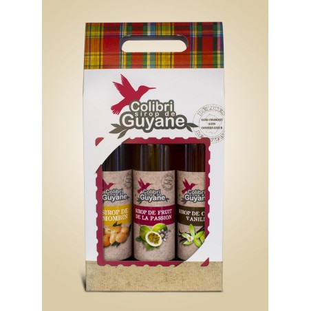 COFFRET 3 SIROPS 25CL