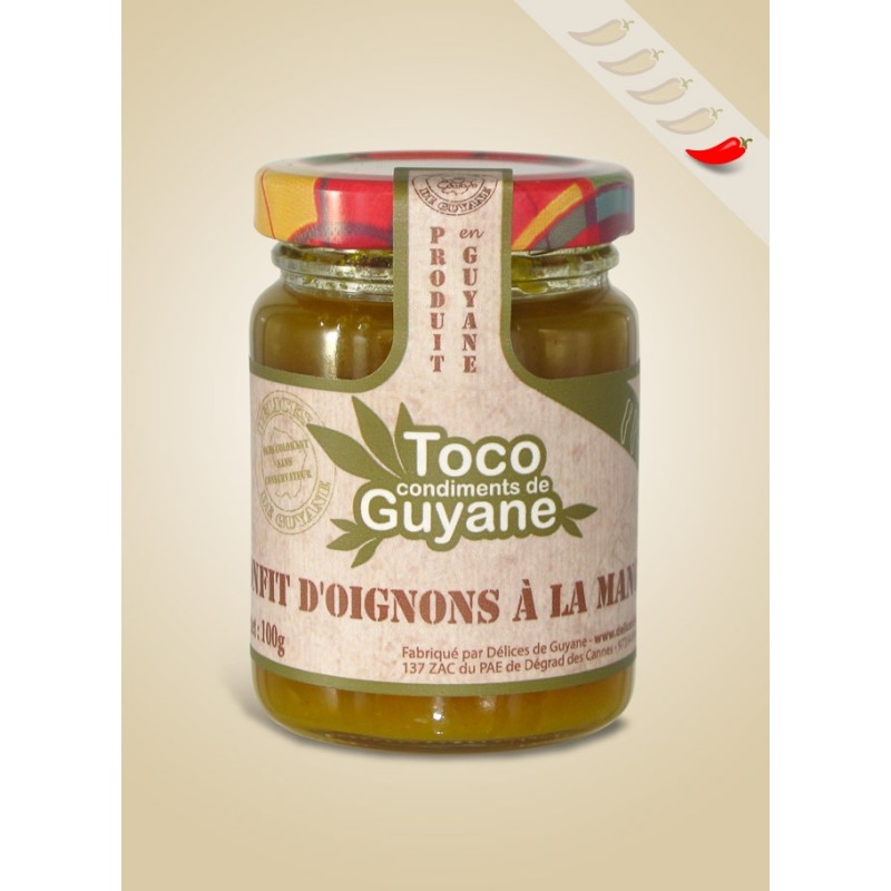 Confit D'Oignons A La Mangue | Toco - Délices de Guyane