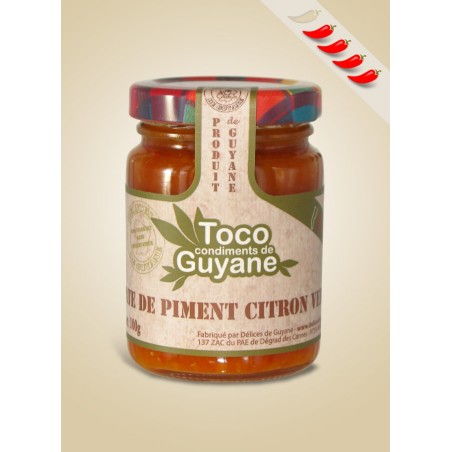 Pate De Piment Citron Vert | Toco - Délices de Guyane
