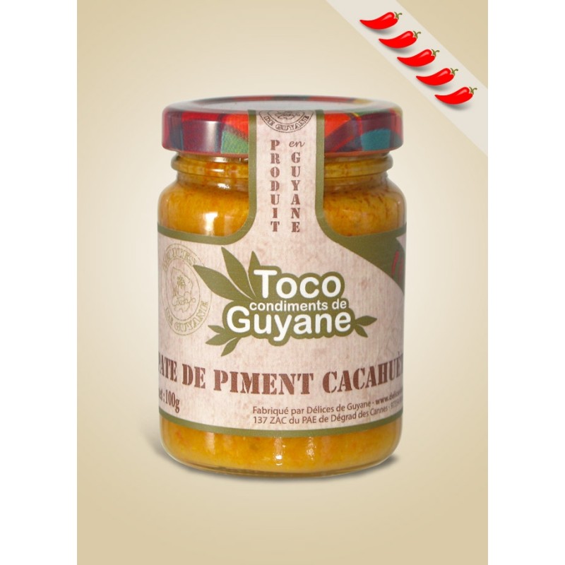Pate De Piment Cacahuete | Toco - Délices de Guyane