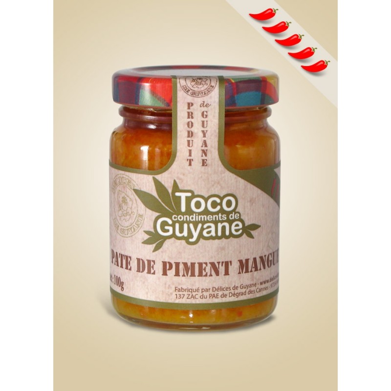 Pate De Piment Mangue | Toco - Délices de Guyane