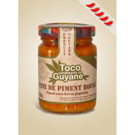 Pate De Piment Rouge | Toco - Délices de Guyane