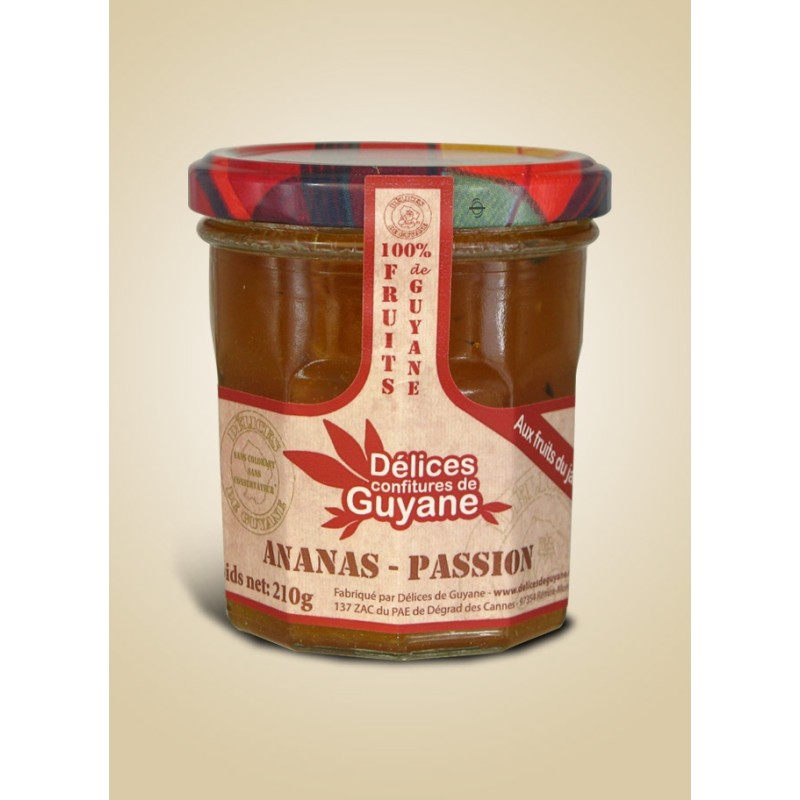 Ananas / Passion | Confitures & Gelées - Délices de Guyane