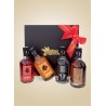 Coffret liqueurs et or