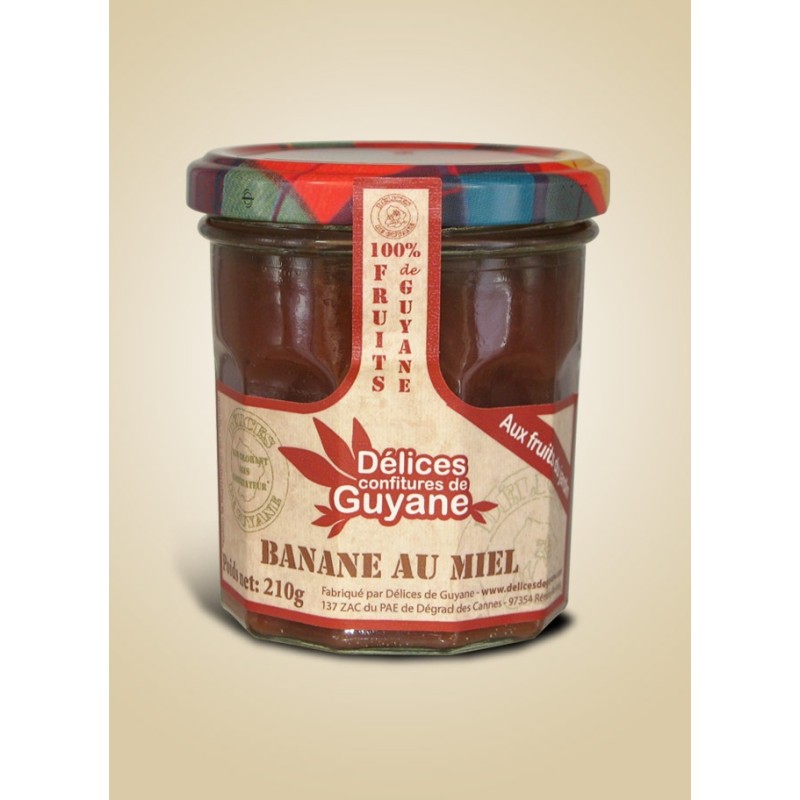 Banane Au Miel | Confitures & Gelées - Délices de Guyane