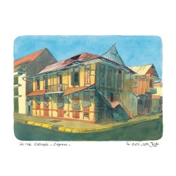 Aquarelle Joub 24 rue Catayée