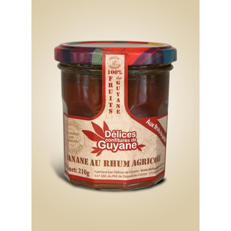 Banane Au Rhum Agricole - Délices de Guyane