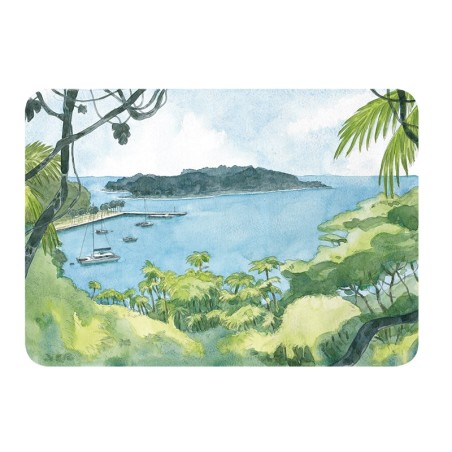 Aquarelle Lepage Vue sur l'ile Saint Joseph