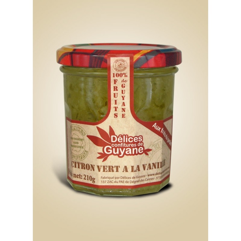 Citron Vert A La Vanille - Délices de Guyane