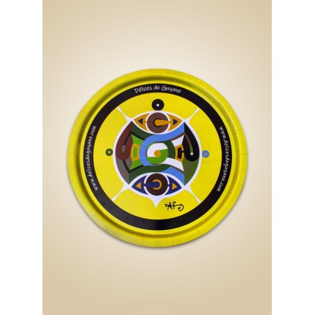 Plateau rond Art Tembé