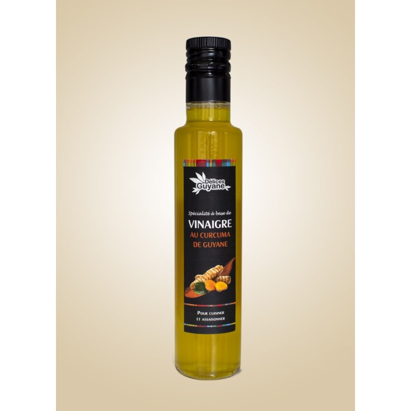 Spécialité de vinaigre au curcuma de Guyane 25cl