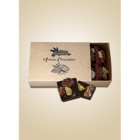 Coffret de mendiants au chocolat noir et lait 100g
