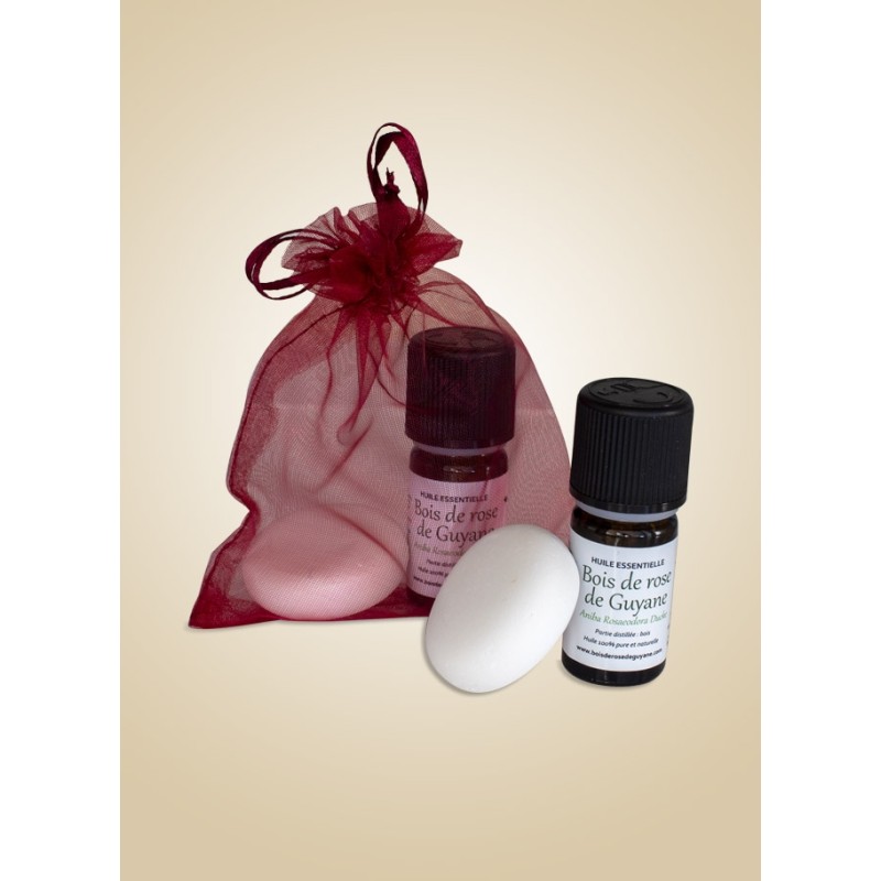 Rosewood Essential Oil with its Wood Diffuser