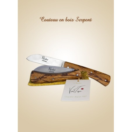 Couteau De Guyane En Bois Serpent - Délices de Guyane