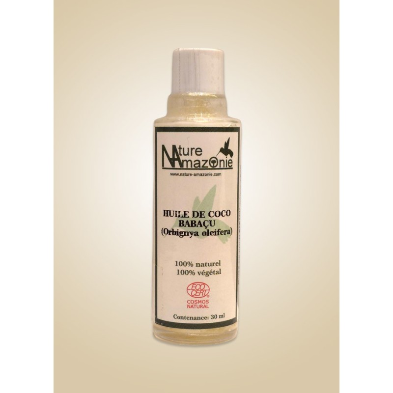 Huile de Coco Babaçu 30Ml | Shop In Shop - Délices de Guyane