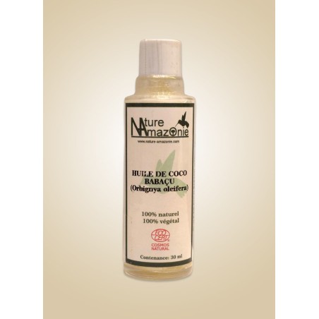 Huile de Coco Babaçu 30Ml | Shop In Shop - Délices de Guyane